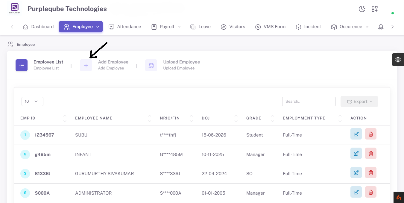 Add Employee